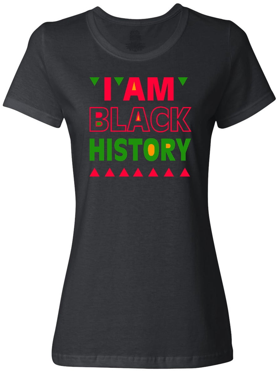 Inktastic I Am Black History Adult Women's TShirt Female Black L