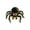 C, variant on Glowing Eye Spider Hanging Halloween Decoration Orange A 1pc