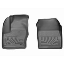 Husky Weatherbeater Floor Mats Fit 2013-2019 Ford Escape/2013-2018 C-Max Front Black 2 Pc