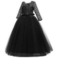 thumbnail image 5 of Kid Girls Dresses Formal Dresses For Girls Black Girls Dress Toddler Tea Party Dress Children'S Day Dresses For Girls 9-10 Years, 5 of 5