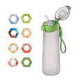thumbnail image 1 of Hot Sale!850ml Bottle, Update Water Bottle Up Set With 7 Capsules Drinking Straw, Outdoor Water Bottle, 1 of 9