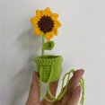 thumbnail image 4 of Funda protectora para patas de mesa de girasol | Fibra de poliéster tejida | Cuerda de contracción | Decoración de muebles antideslizantes y antiarañazos | Aspecto en maceta | 13cm x 6.5cm x 1.5cm |, 4 of 8