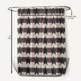 thumbnail image 5 of Simply Daisy 70" W x 73" L Stars and Stripes Polyester Shower Curtain, Blue-Red [1 Ct], 5 of 5