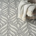 thumbnail image 4 of Nourison Aloha Indoor/Outdoor Grey 9' x 12' Area Rug, (9x12), 4 of 9
