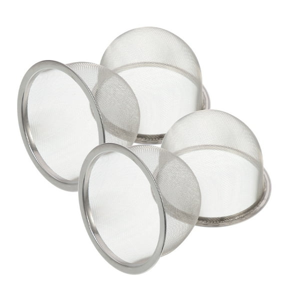 MLINS 4pcs Stainless Steel Mesh Tea Leaves Strainer Fine Mesh Tea Filter Tea Sifting Accessory for Teapot