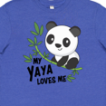thumbnail image 4 of Inktastic My Yaya Loves Me- cute panda Youth T-Shirt, 4 of 5