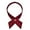 maroon, variant on Ksopiavobs Adjustable Criss-Cross Bowtie School Uniform Pre Tied Bows for Women/Girls