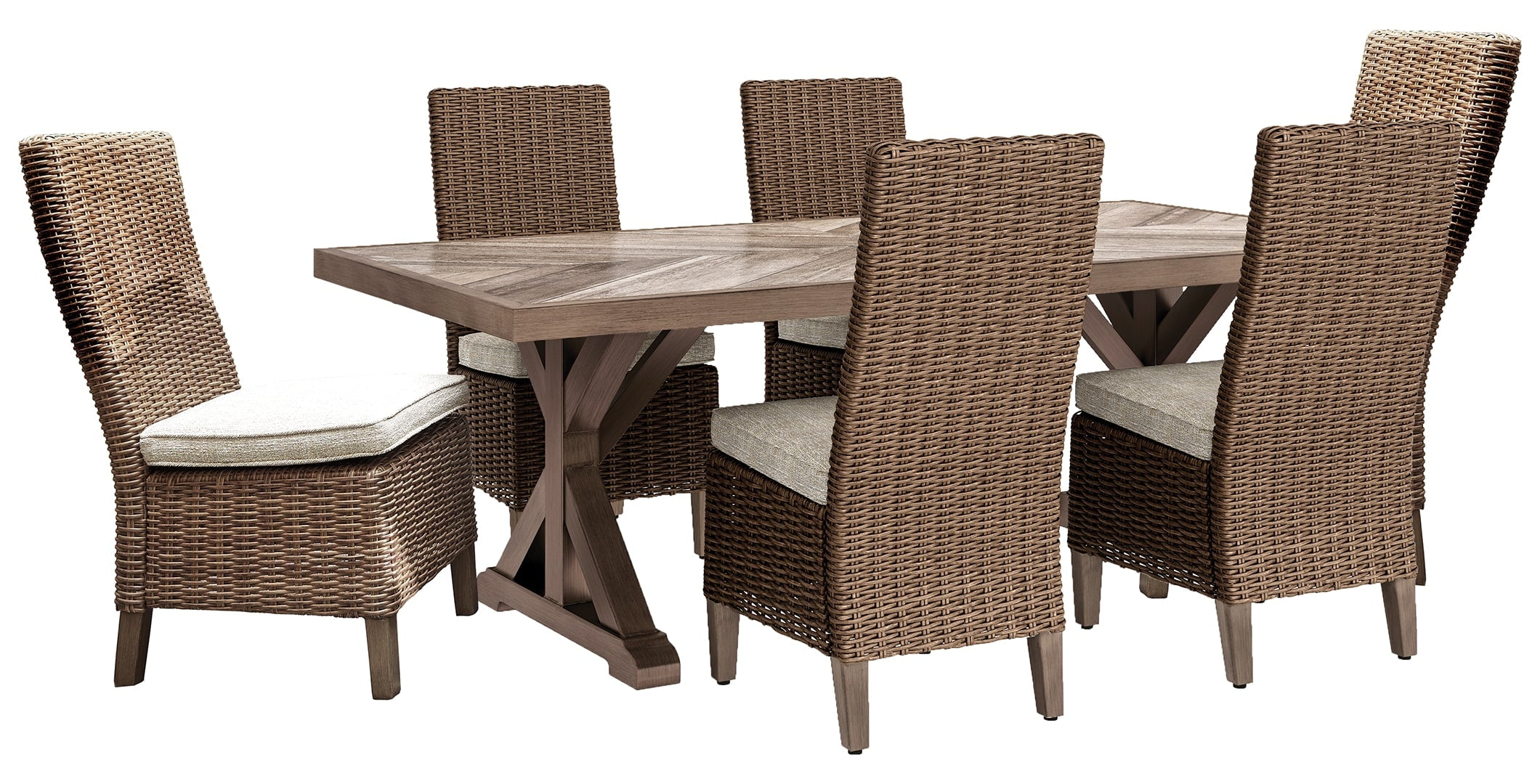 Beachcroft Outdoor Dining Table and 6 Chairs