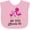 AD-Pink, variant on Inktastic My Titi Loves Me with Two Flamingos Boys or Girls Baby Bib