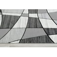 thumbnail image 7 of Color Block Rug/Linear/Geometric Modern Contemporary Hand Carved Area Rug-Silver/Gray/Black, 7 of 7