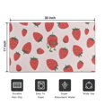 thumbnail image 5 of Red Strawberry Plants Fruit Door Rugs,Washable Non Slip Door Mats Indoor,Decorative Door Mats,Entry Mat Indoor for Entrance,Bedroom,Kitchen,Bathroom,17"x30", 5 of 6