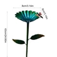 thumbnail image 3 of Metal Flower Pollinator Water Station with Stake, Waterproof Rustproof Garden Stake Feeder, Bright Floral Design for Bees Birds Butterflies, Outdoor Patio Backyard Pollinator Tool, 3 of 6