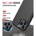 thumbnail image 2 of Diverbox for iPhone 13 Pro Case [Shockproof] [Dropproof] [Tempered Glass Screen + Camera Lens Protector],Heavy Duty Protection Phone Case Cover for Apple iPhone 13 Pro (Black), 2 of 7