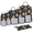 Multicolor 2, variant on Jiaoprinted Gingerbread Christmas Tree 6 Set Compression Packing Cubes for Travel Essentials, Christmas Cookie Lightweight Carry on Expandable Luggage Organizer Bags for Women Men