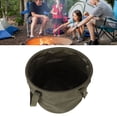 thumbnail image 1 of Collapsible Bucket, 2.6/5 Gallon Folding Camping Water Storage Container 33LB Load Bearing  Portable Water Bucket Foot Bath Tub Wash Basin With Handle For Fishing Hiking Traveling, 1 of 8