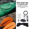 thumbnail image 3 of Kayak Anchor Rope Trolley Kit, Buckle Steel Thimble Boat Anchor Line Nylon Ring  for Fishing, 3 of 7