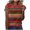 Multicolor, variant on Vhkiploz Summer Tops for Women Casual Multi Striped Short Sleeve Tunics Shirt Solid Color Crew Neck Top