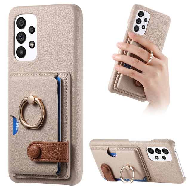 Compatible con iPhone 12, Funda GANGXUN con soporte magnético y tarjetero