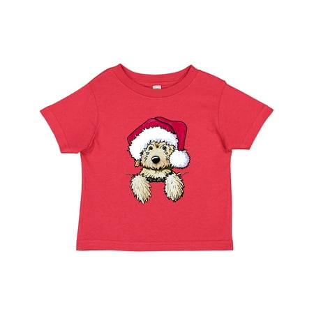 

Inktastic KiniArt Christmas Goldendoodle Gift Toddler Boy or Toddler Girl T-Shirt