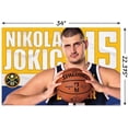 thumbnail image 3 of NBA Denver Nuggets - Nikola Jokic 19 Wall Poster, 22.375" x 34", 3 of 3