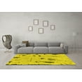 thumbnail image 3 of Ahgly Company Machine Washable Indoor Rectangle Persian Yellow Bohemian Area Rugs, 6' x 9', 3 of 4