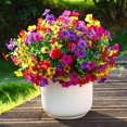 thumbnail image 4 of 24 paquetes de flores artificiales Alupssuc para decoración exterior, 4 of 9