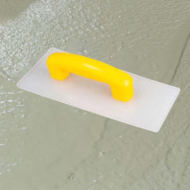 Paleta de acabado plano de PP, herramienta de hormigón, herramienta de construcción, paleta de enyesado para repavimentación de hormigón, superficie