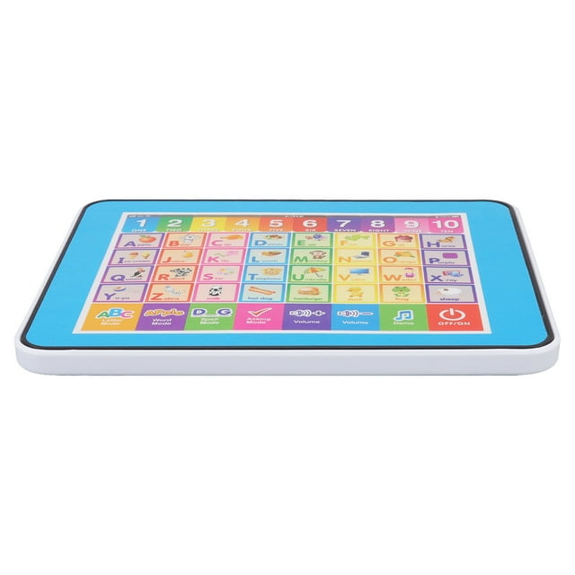Children English Learning Machine, Easy To Operate Plastic Material Small Portable Smart Toy Tablet For Home Blue