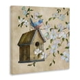 thumbnail image 3 of Stupell Industries Evening Song Birdhouse over Beige Canvas Wall Art design by Nan, 30 x 30, 3 of 7