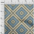 thumbnail image 1 of oneOone Silk Tabby Fabric Diamond|Triangle & Check Geometric Printed Craft Fabric BTY 42 Inches Wide, 1 of 4