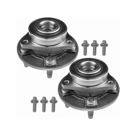 Front Wheel Hub Assembly Set 2 - Compatible with 2010 - 2017 GMC Terrain 2011 2012 2013 2014 2015 2016