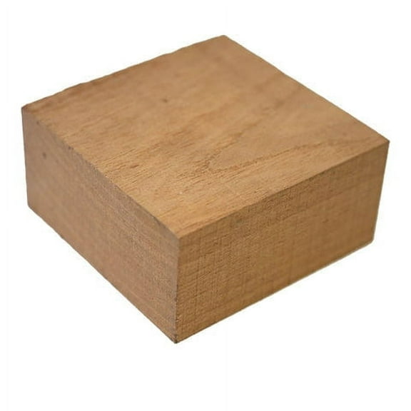 Spanish Cedar Exotic Hardwood Bowl Turning Wood Blank - 4" x 4" x 2" (1 Piece) - Elevate your Woodworking Projects with Expertly Designed Wood Bowl Blanks for Turning