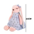 thumbnail image 4 of Rabbit Stuffed Animal Cartoon Figure Toy Bunny Plush Toy Stuffed Animal Rabbit Doll Bunny Rabbit Stuffed Animal Toy for Baby  Blue 35cm, 4 of 8