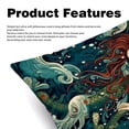 thumbnail image 2 of Mermaid Velvet Throw Pillow Covers Set with Unique Patterns - 16x16, 18x18, 20x20 Inches - 2 Throw Pillow Inserts & Covers for Any Occasion, 2 of 6