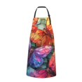 thumbnail image 2 of Lsque Colorful Butterfly Cluster Waterproof Apron Chef Aprons for Men Heavy Duty Chemical Work Apron Extra Long Grilling Aprons with Adjustable Bib Apron, 2 of 9