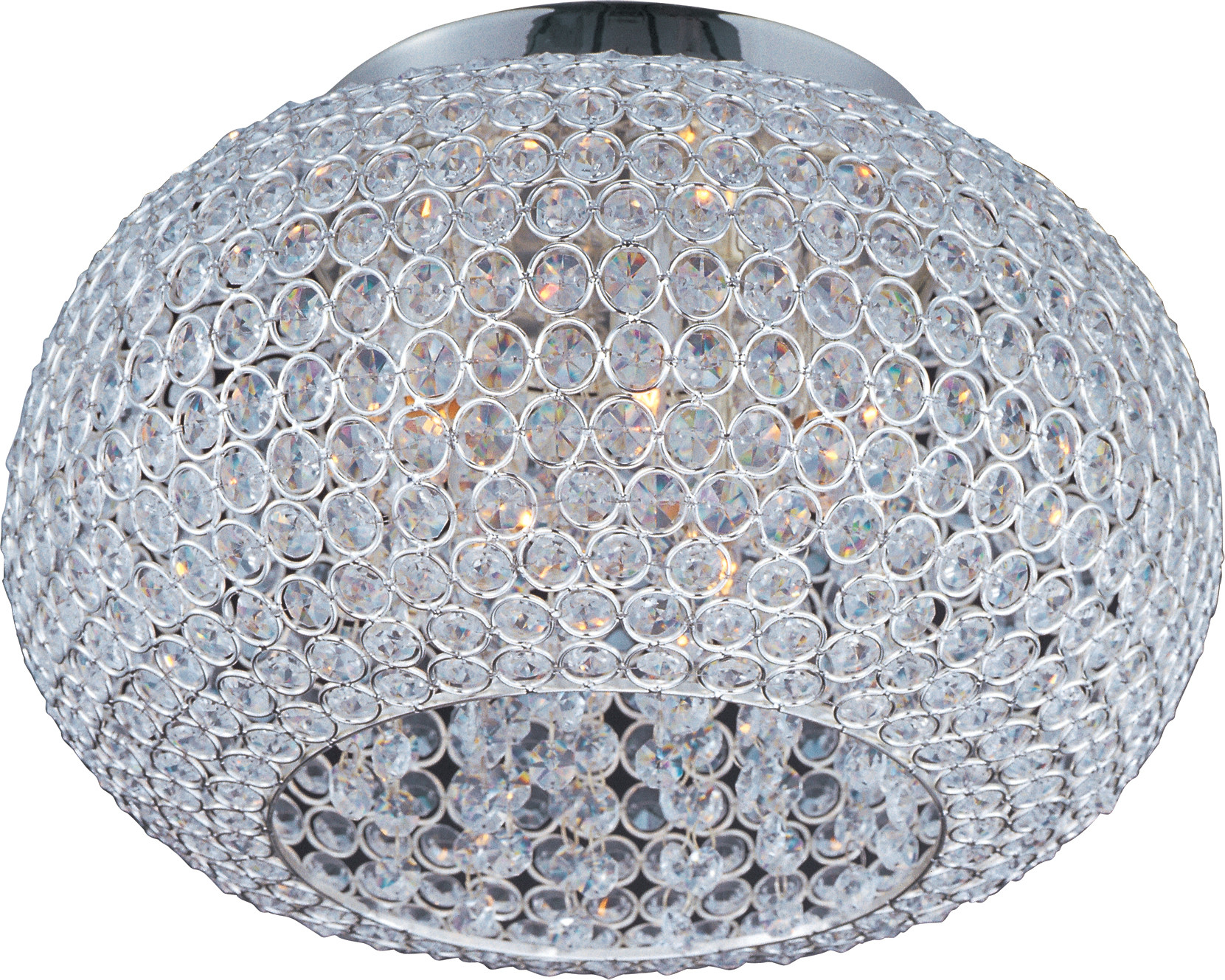 Maxim 39875 Glimmer 15" Wide 5 Light Ceiling Light