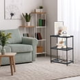 thumbnail image 5 of Design Ideas 3 Tier Mesh Shelving Unit, Black, 5 of 8
