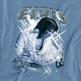 thumbnail image 2 of Elvis Presley T-Shirt Blue Vegas Unisex Graphic Tee For Men & Women, 2 of 7