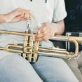thumbnail image 4 of QUMIIRITY 1Pack Copper Golden Trumpet For Trumpet Accessories, 4 of 8