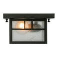 thumbnail image 5 of Meyda Tiffany 87268 Hyde Park Double Bar Mission 12" Wide Flush Mount Square Ceiling, 5 of 7