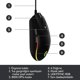 thumbnail image 5 of Ratón de juego g102 ratón por destrimani ottico 6 pulsaciones cablato USB Nero, 5 of 5