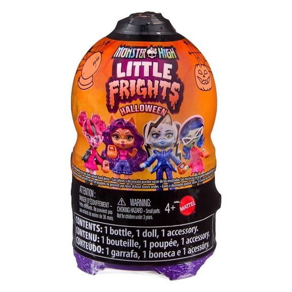 Monster High Little Frights Halloween Mini Dolls, Surprise Character Reveal (Characters May Vary)