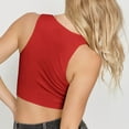 thumbnail image 4 of Womens Sculpting V-Neck Bodysuit Shapewear High Waist Tummy Control, 4 of 4