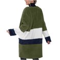 thumbnail image 4 of Puntoco Moda Mujer Trajes Manga larga Sólido Outwear Mantener caliente Invierno tops Abrigos Selecciones de flash Puntoco Puntoco-7312, 4 of 5