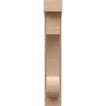 thumbnail image 2 of 4"W x 8"D x 24"H Thin Alma Rough Cedar Woodgrain TimberThane Corbel, Primed Tan, 2 of 6