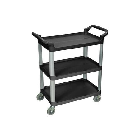 LUXOR SC12-B Serving Cart - Three Shelves