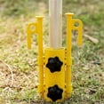 thumbnail image 2 of Ensemble de 2 Pcs de Tube Fixe pour Mât de Store Coupe-Vent Réglable Accessoires de Support de Tente de Camping Extérieur, 2 of 5