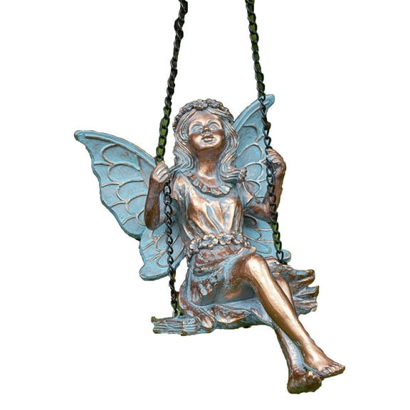 Swinging Fairy Garden Statue