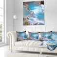 thumbnail image 3 of Designart Stunning Aerial View of Havasu River - Landscape Printed Throw Pillow - 18x18, 3 of 5