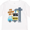 thumbnail image 4 of Inktastic Im Gonna Be a Big Brother- Truck and Crane Boys Long Sleeve Toddler T-Shirt, 4 of 5